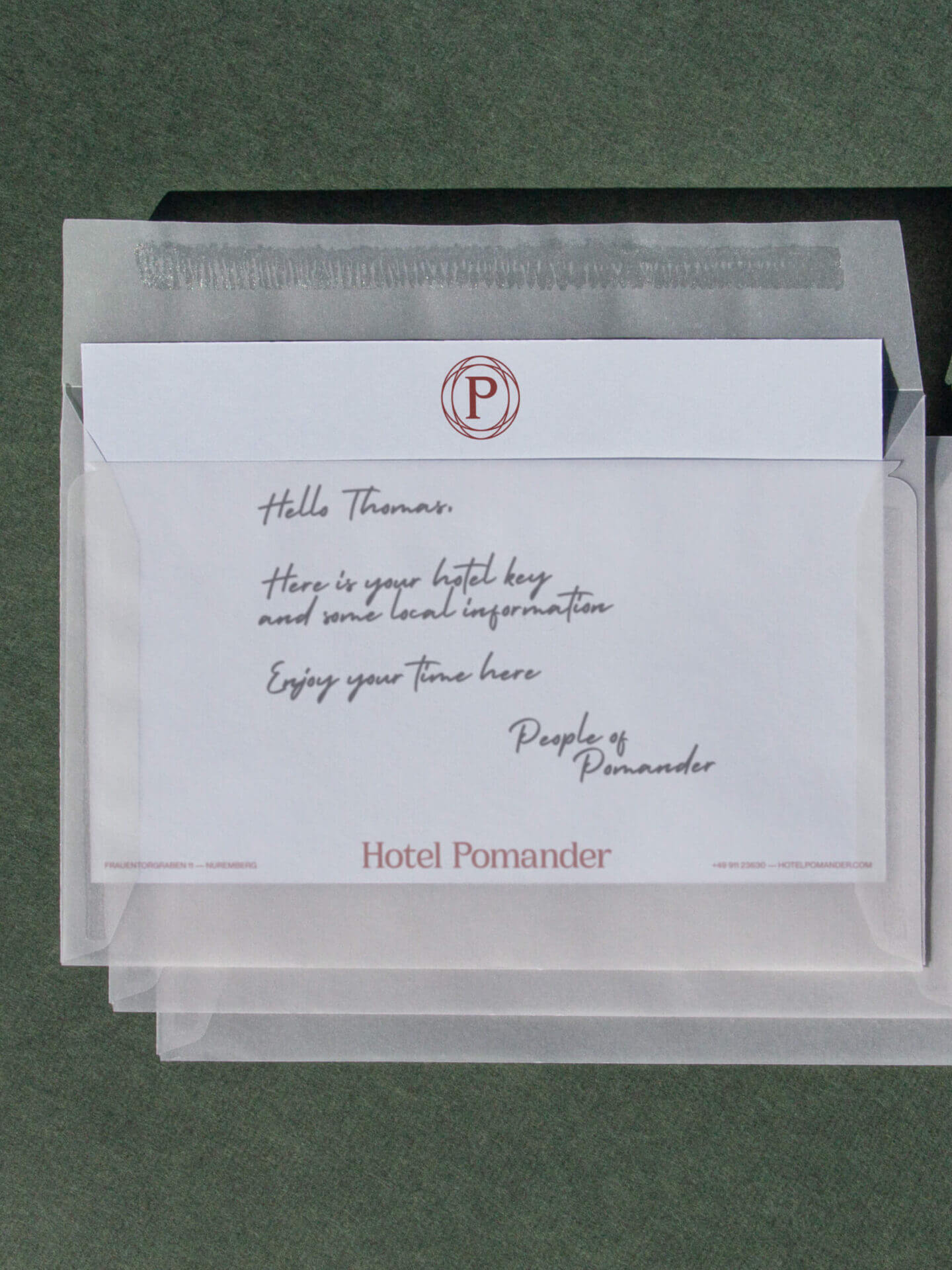 hotel pomander_branding_stationary envelope branded
